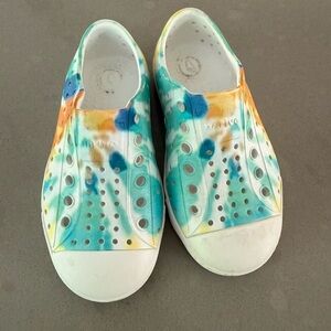 Jefferson Native Marbled Tie Dye Water Shoes Slip On Colorful Unisex C7